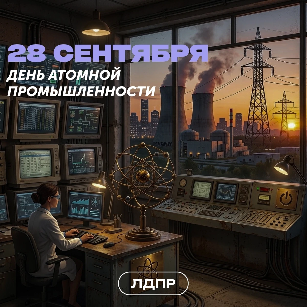 💨С Днём работника атомной промышленности!