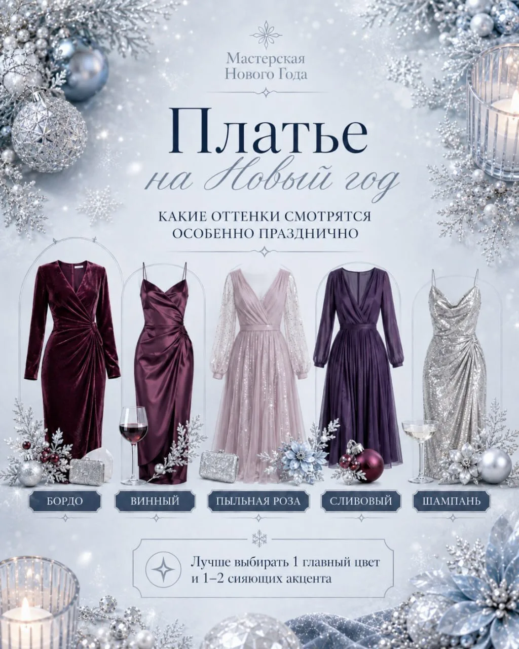 В чем встречать Новый год 2027 ✨🎄