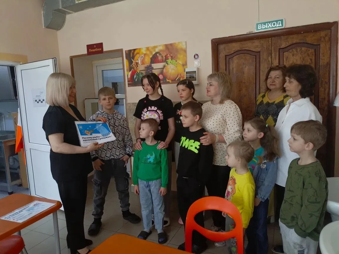 В центре «Росинка» проведены мероприятия  «Почему детям важно есть рыбу?»