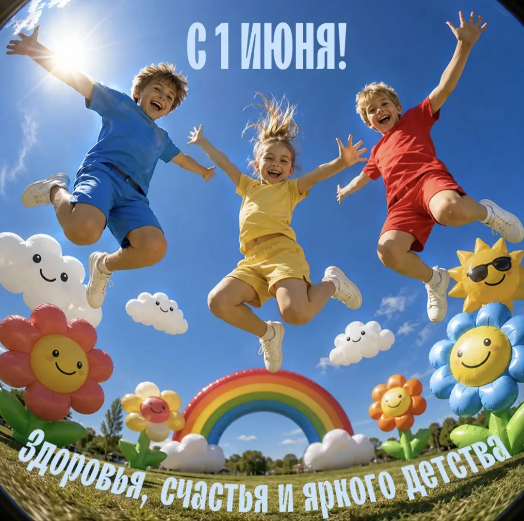 🌸Первый день лета и чудесный праздник! С Днём защиты детей! Желаем всем детям — малень...