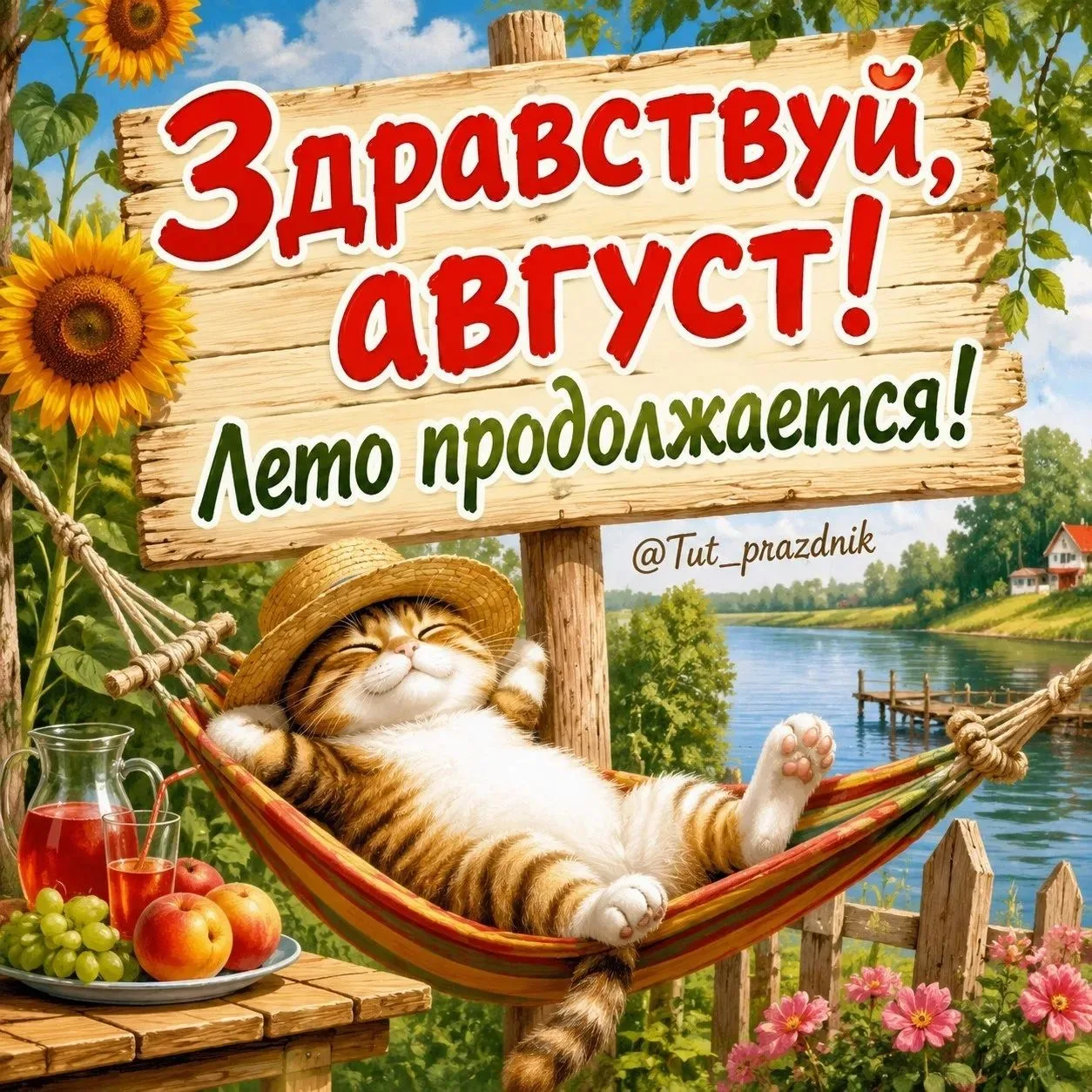🌞🌻 С первым днём августа! 🌻🌞