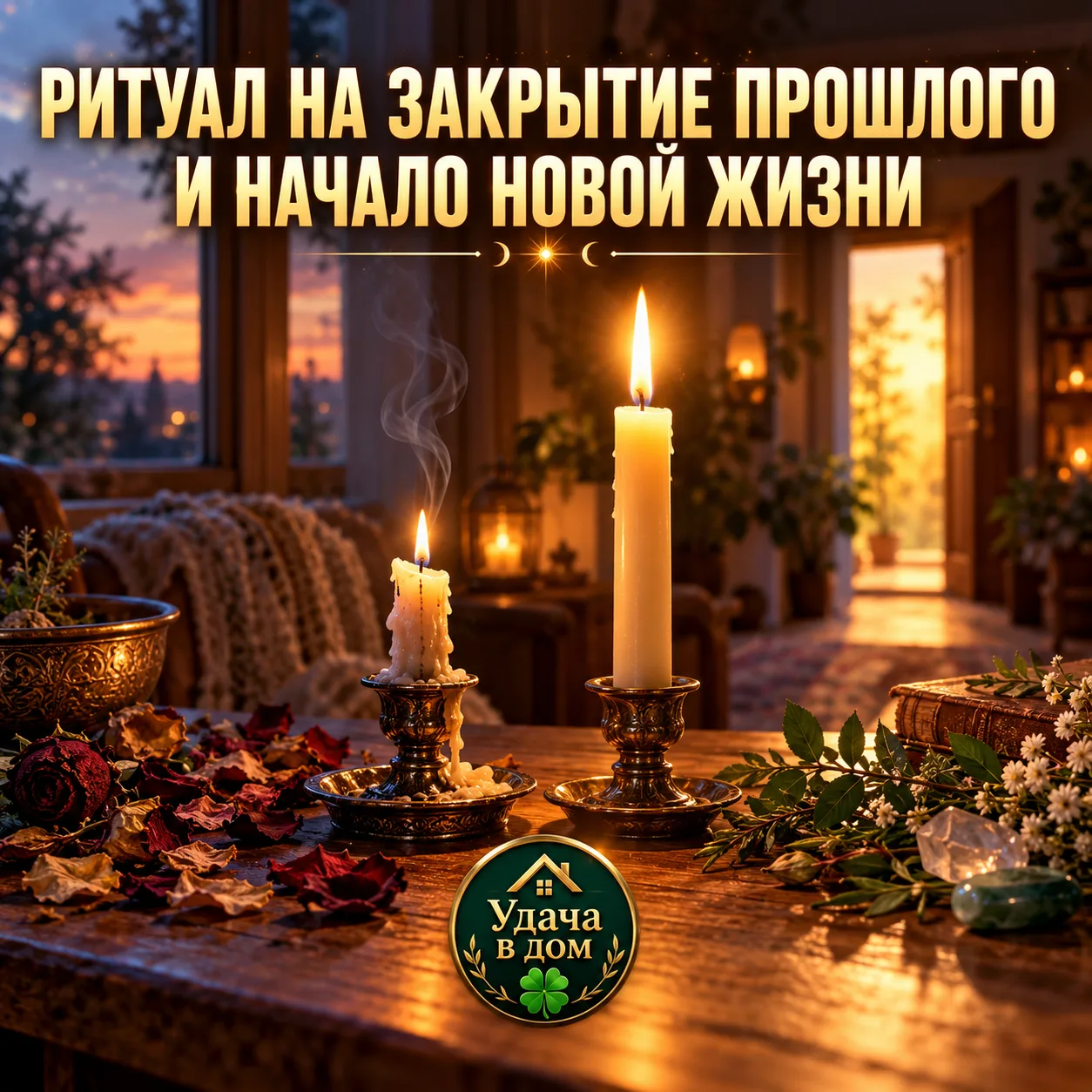 🕯️ РИТУАЛ НА ЗАКРЫТИЕ ПРОШЛОГО И НАЧАЛО НОВОЙ ЖИЗНИ