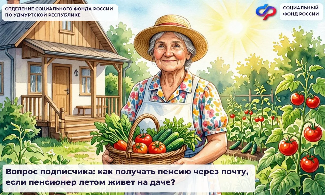 👵🏻Если вы обычно получаете выплаты в почтовом отделении, но на дачный сезон переехали за город и п