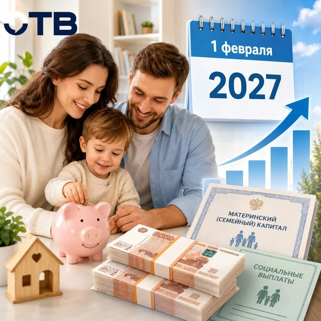 Семейные выплаты вырастут: маткапитал и пособия проиндексируют в 2027 году
