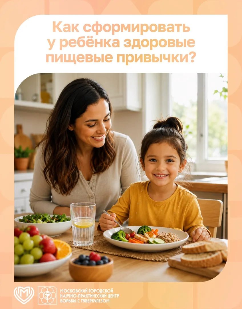 🍏 Как сформировать у ребёнка здоровые пищевые привычки?