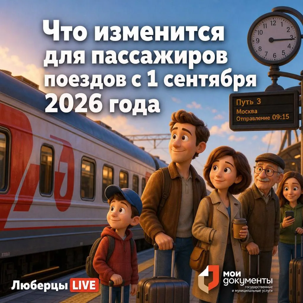 🚉 Что изменится для пассажиров поездов с 1 сентября 2026 года