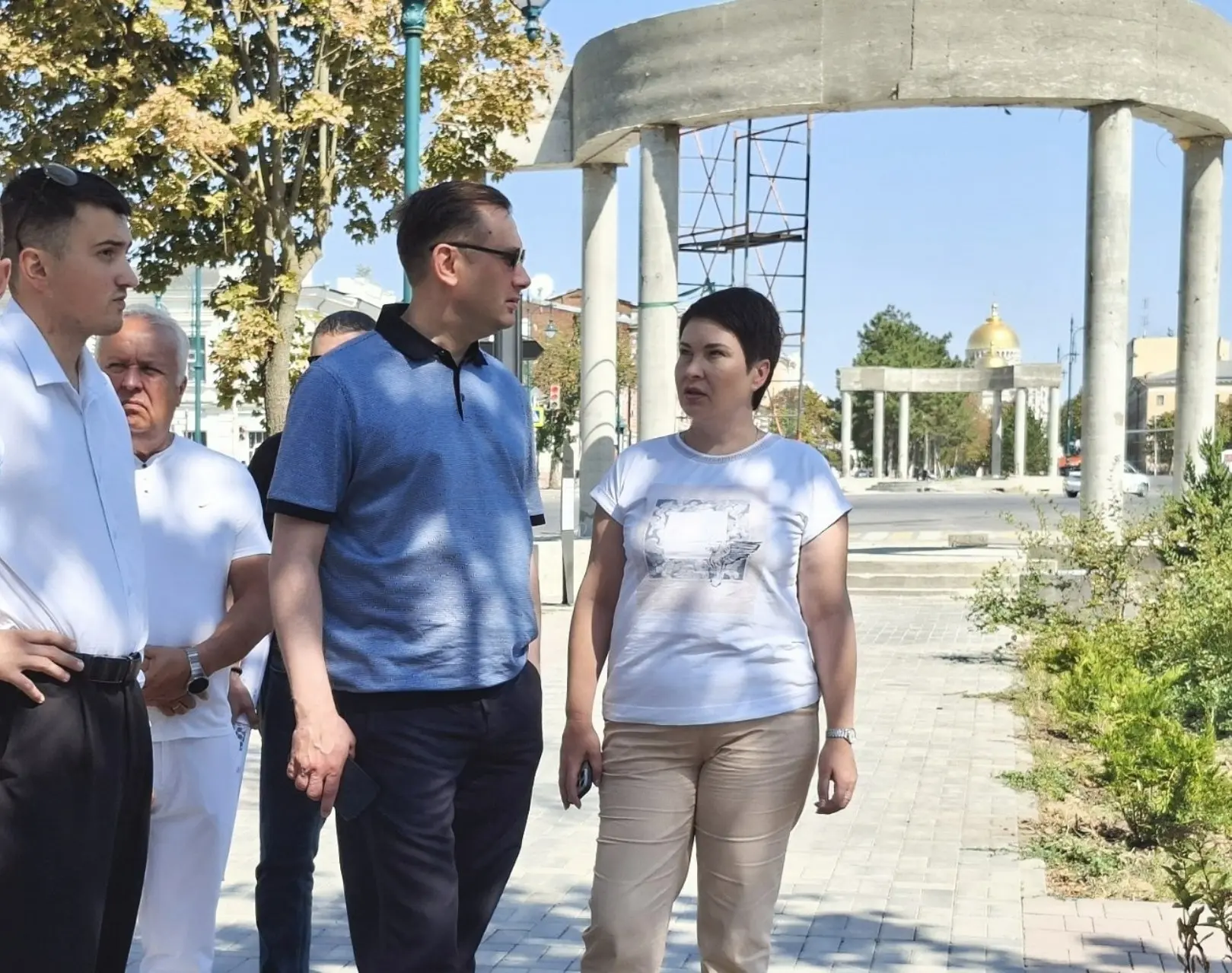 Сегодня Новочеркасск посетила министр жилищно-коммунального хозяйства Ростовской област...