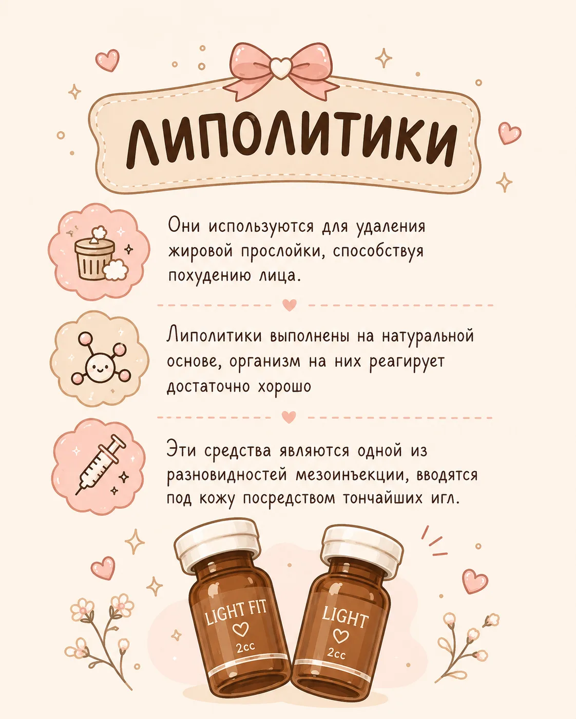 Что такое липолитик для лица?