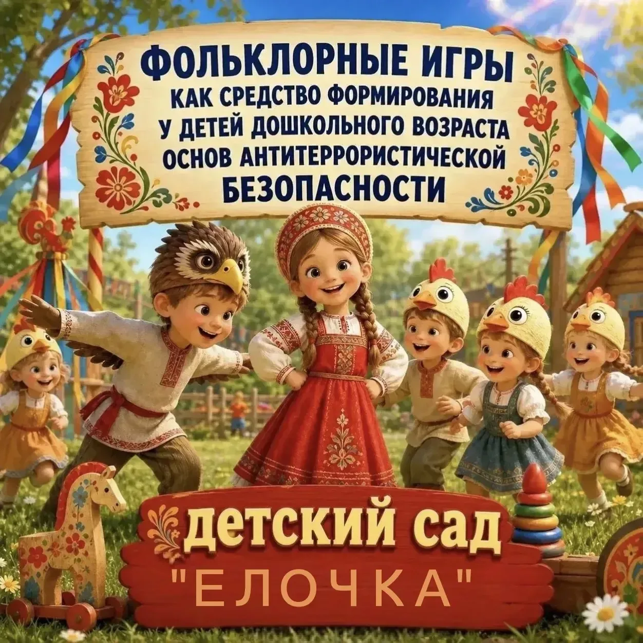 📢 19 августа, наш детский сад принял участие во Всероссийских антитеррористических уче...