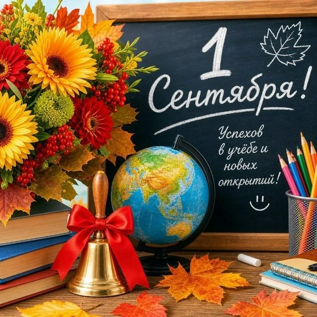 🍁С 1 сентября! С Днём знаний!