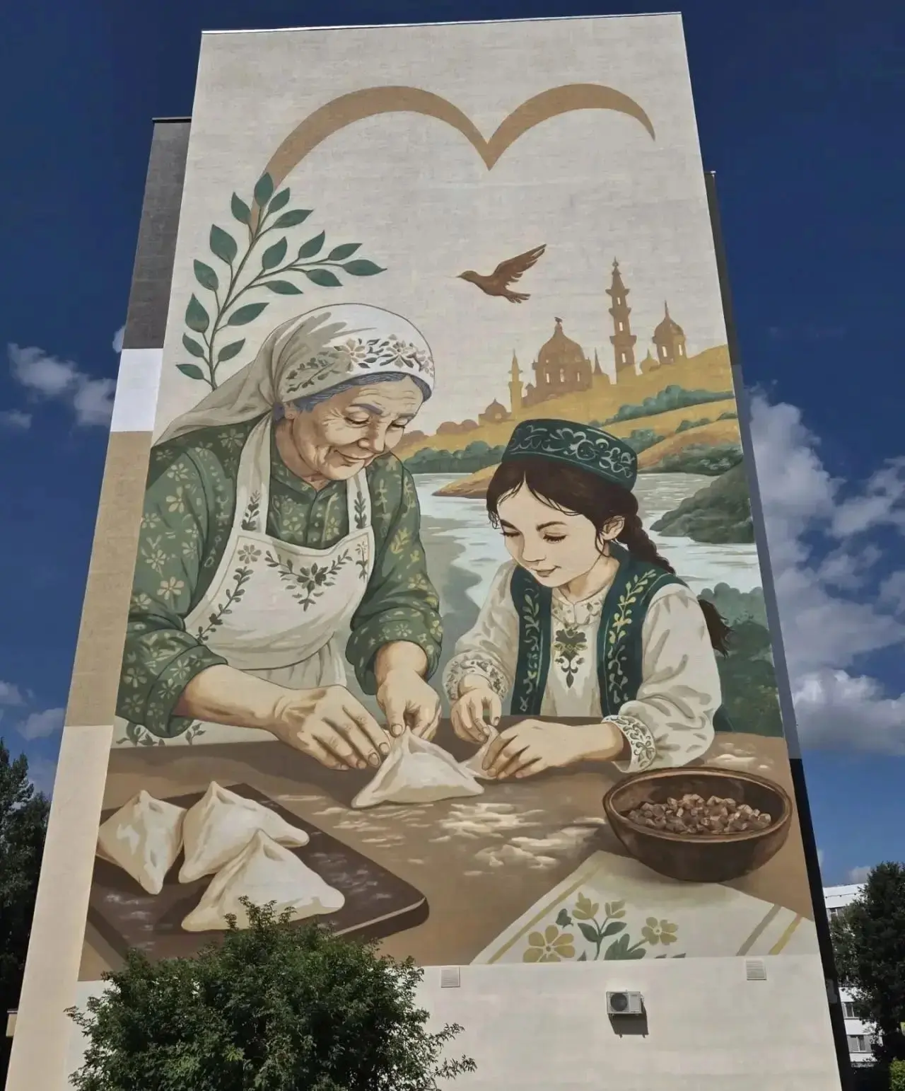 🎨Мурал «Семейные традиции» из Набережных Челнов занял первое место в финале конкурса П...