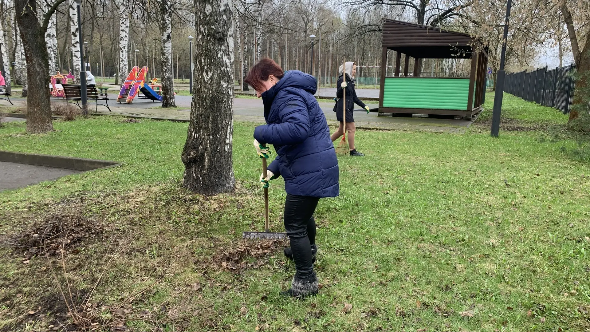 Утренняя хмурость не стала поводом для переноса встречи сотрудников нашего учреждения д...