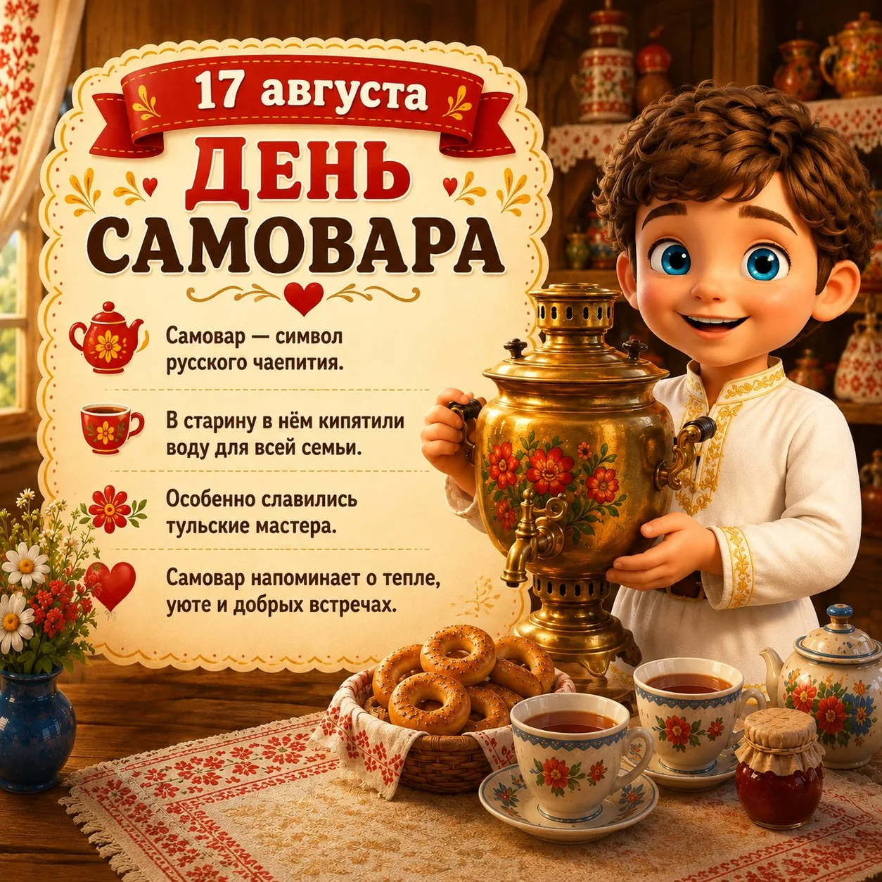 ☕️ А у нас сегодня праздник — День самовара!