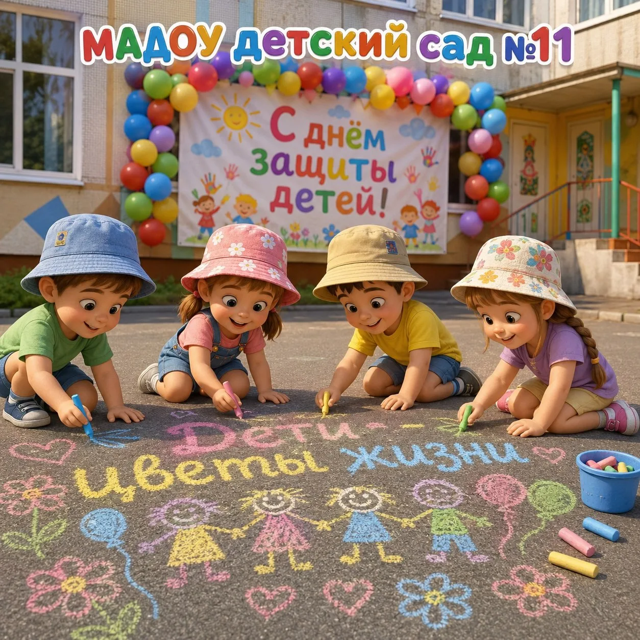🌞В день защиты детей начинается лето,