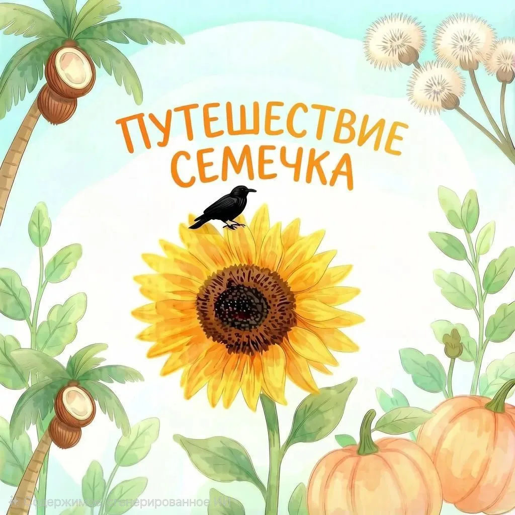🌿 9 августа | «Путешествие семечка» спектакль и мастер-класс