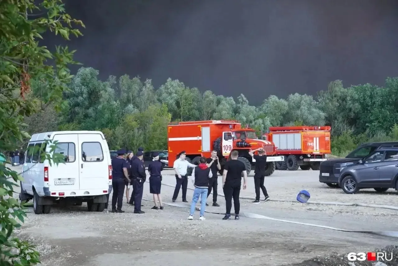 ⚡️Кадры вокруг места ЧП.