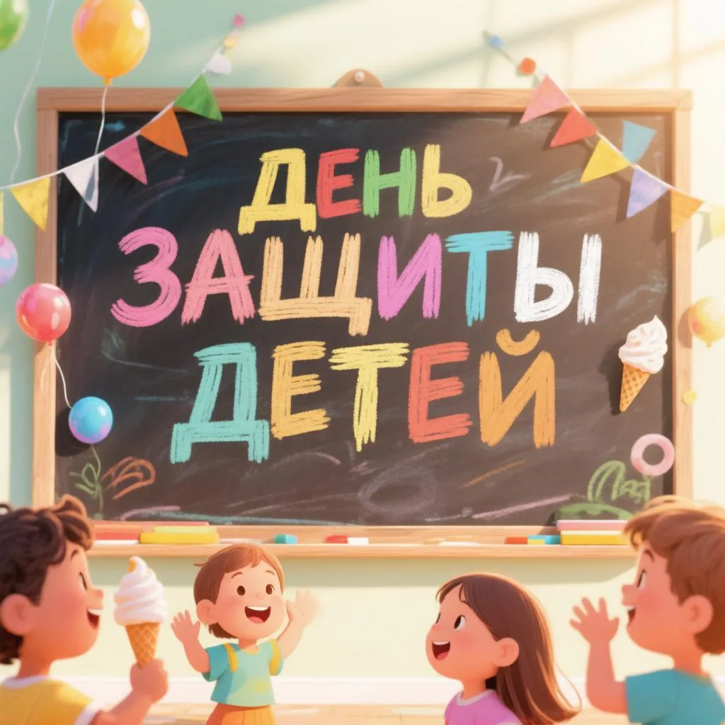 С Днём защиты детей! 🎈

Сегодня особенный день — день, когда весь мир улыбается нашим самым главным