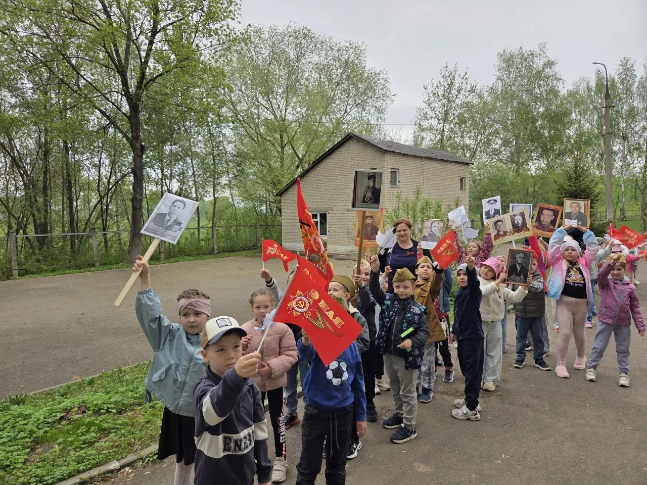 🇷🇺 День Победы в дошкольном отделении МОУ «Софьинская СОШ» (пос. РАОС)  В преддверии великого праздн