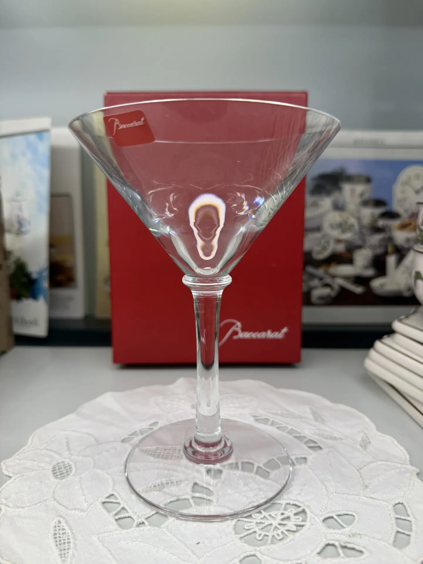 ✨🍸 Бокал для мартини из элитного французского хрусталя Baccarat в оригинальной упаковке - 25990 руб