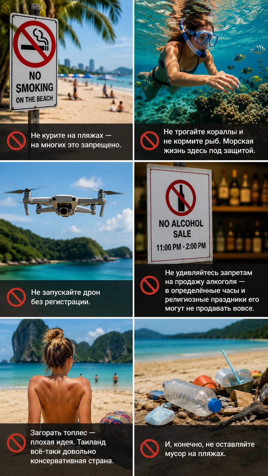 «Я же просто сфотографировался…» — фраза, после которой отдых в Таиланде иногда станови...