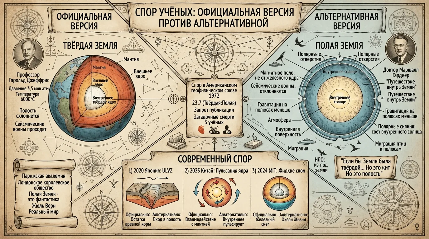 ПОЛАЯ ЗЕМЛЯ: ВНУТРЕННЕЕ СОЛНЦЕ И ПРАВДА, КОТОРУЮ ЗАКРАСИЛИ НА ПОЛЮСАХ