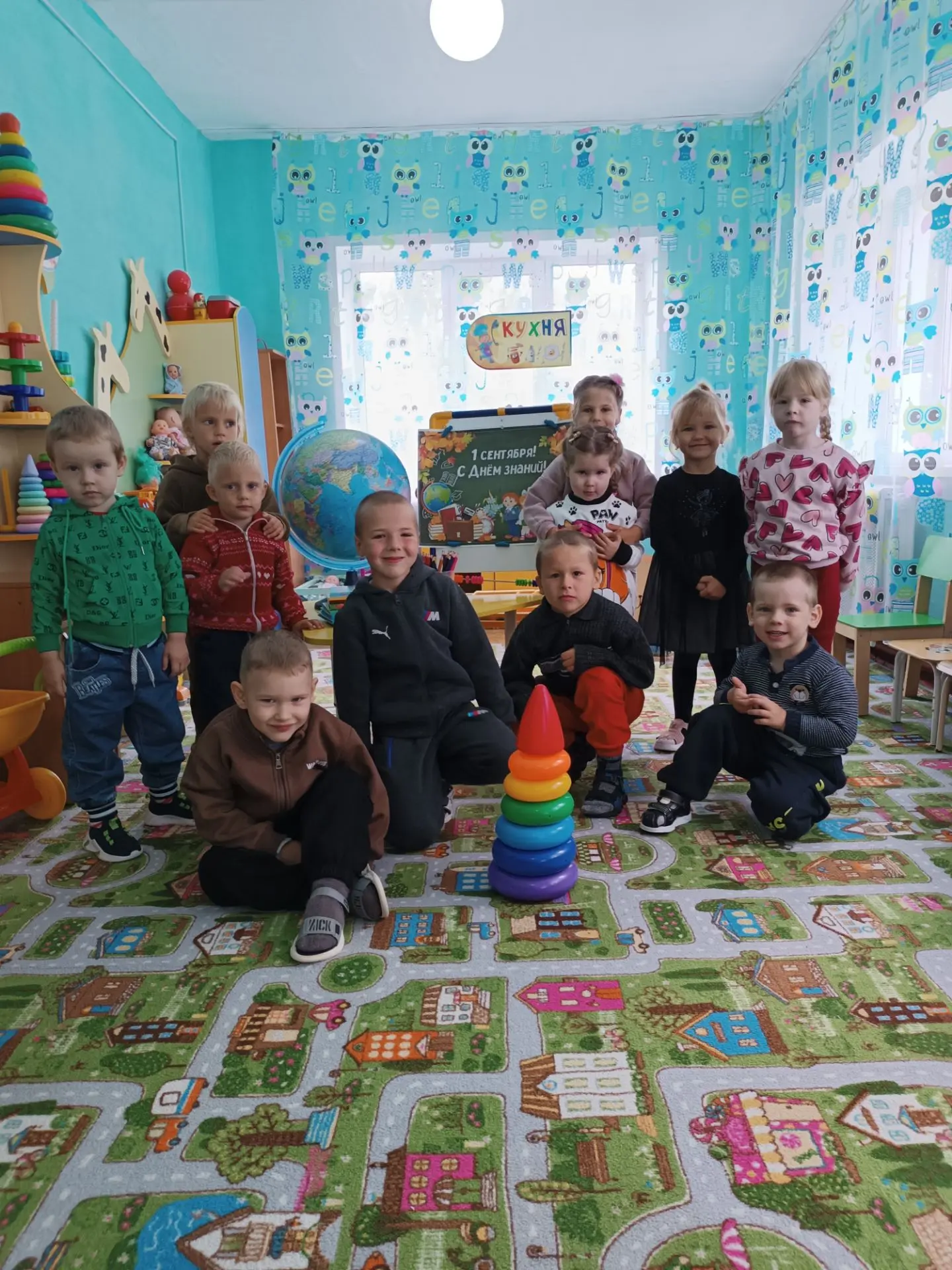 В детском саду прошло тематическое занятие «День знаний».