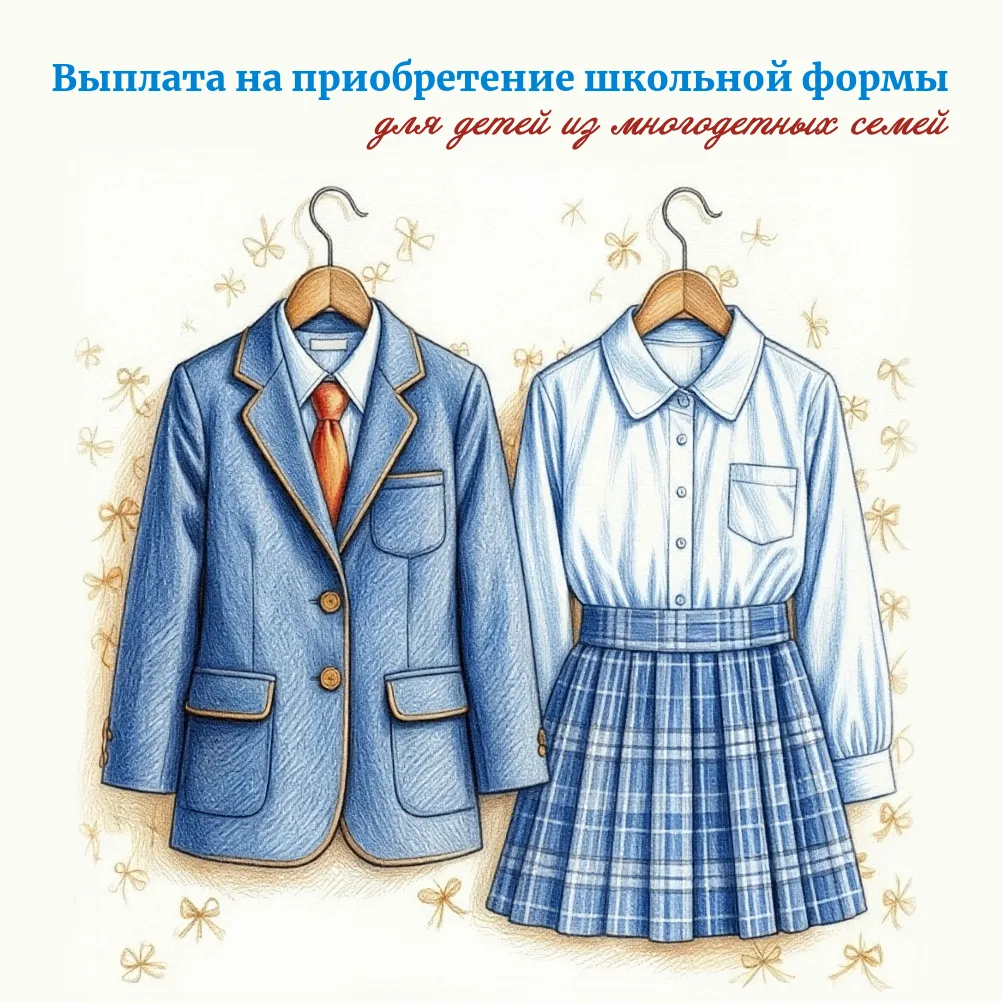 Для многодетных семей: выплата на школьную форму к учебному году! 🔥В Свердловской обла...