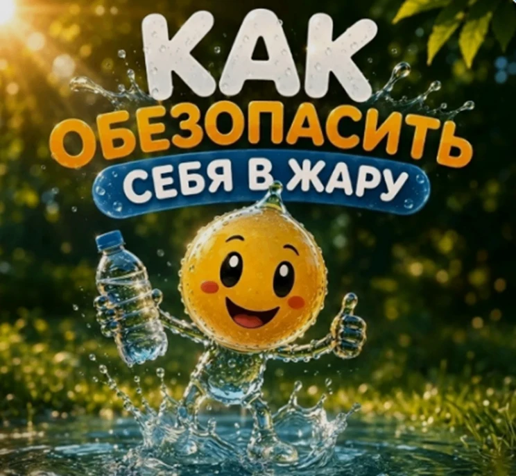Как пережить жару и не получить солнечный удар?
В карточках делимся полезными советами.