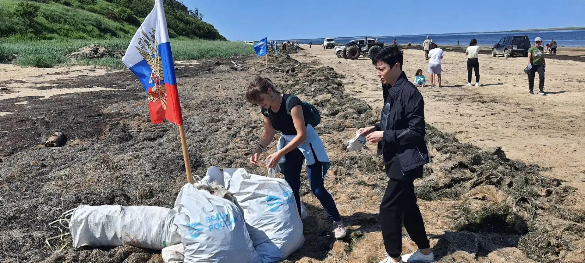 🌊 Большой субботник в Охинском районе