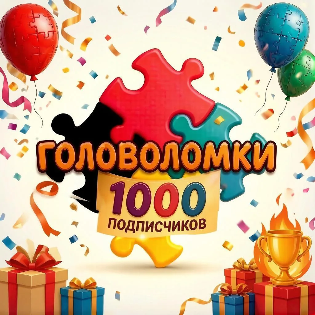 🎉 Ура, 1000 подписчиков! 🎉