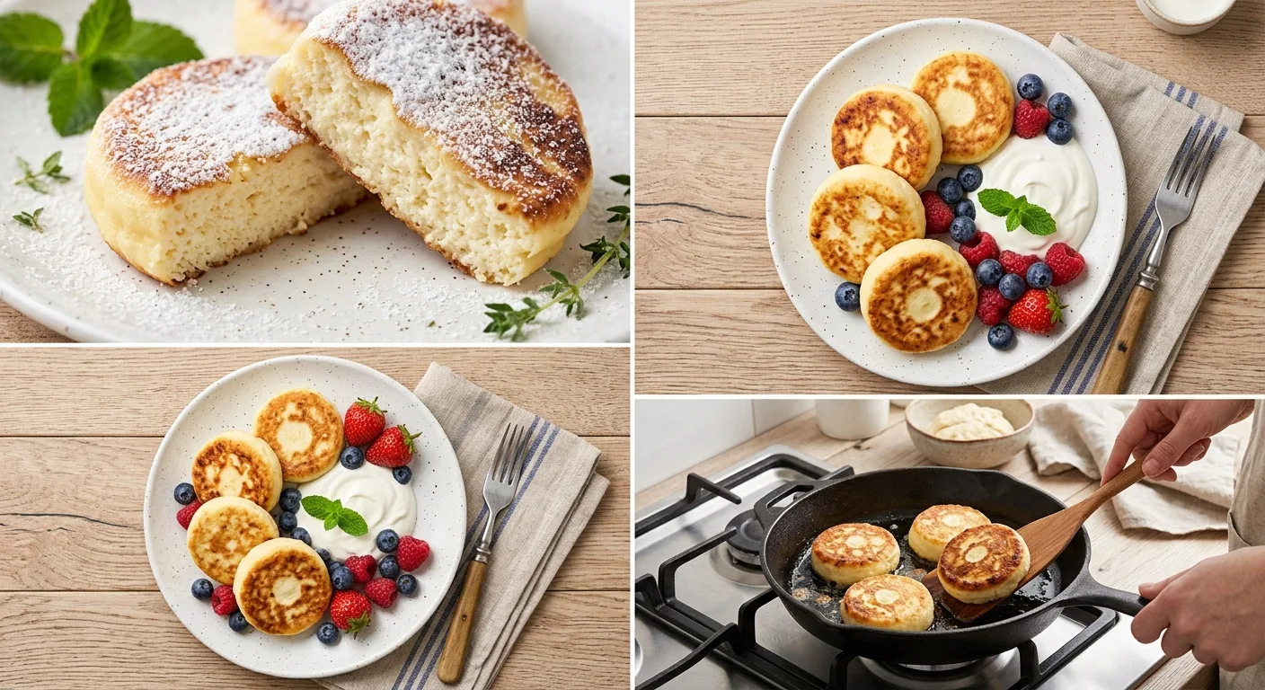 🥞  Быстрые сырники