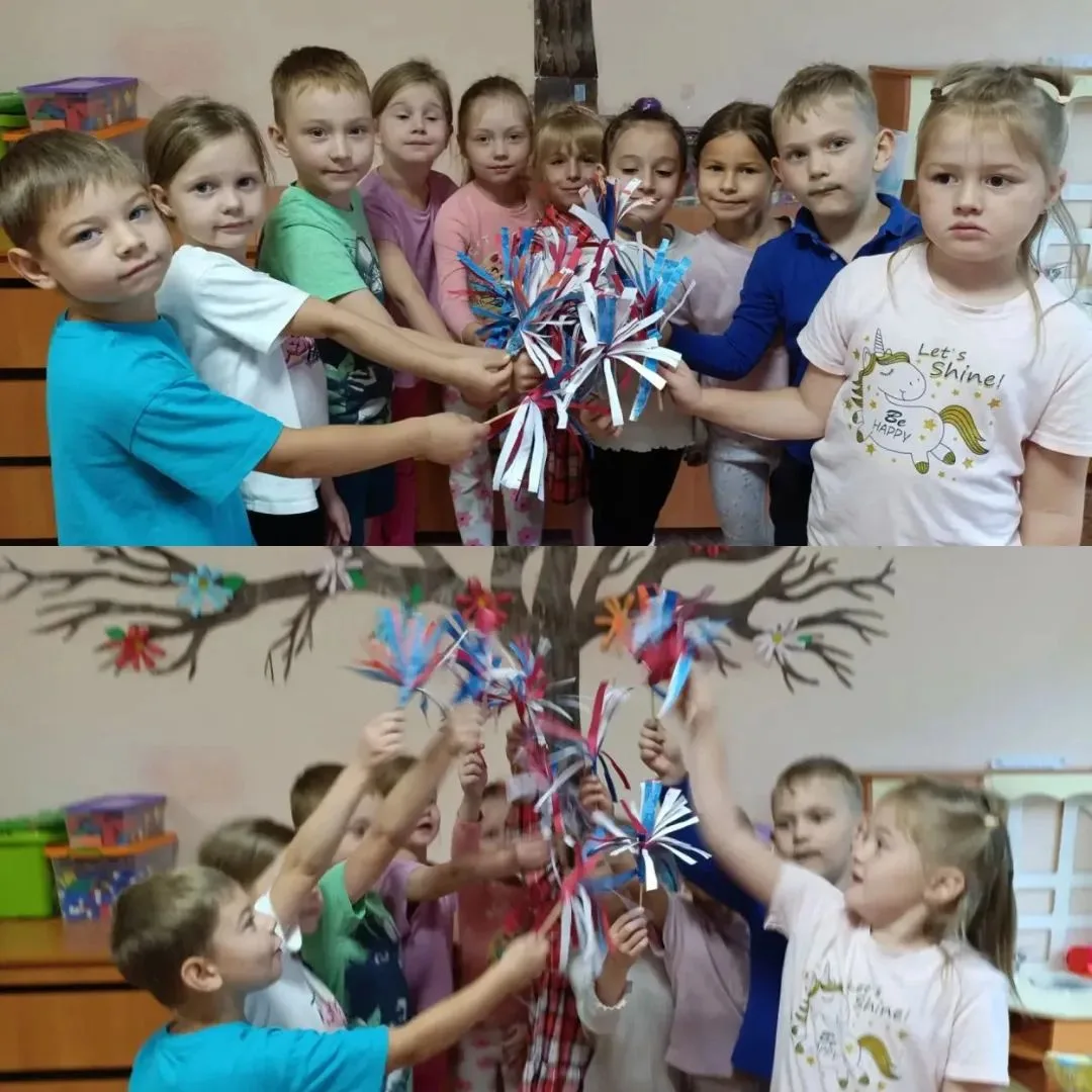 А ребята из группы Любознайки уже готовятся ко Дню Российского Флага. Дети с увлечением...