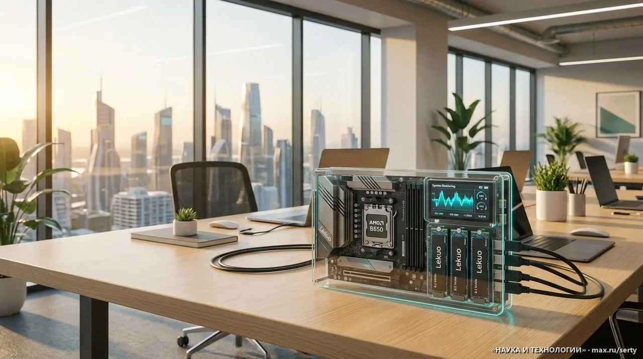 🔌 Карта расширения с чипсетом AMD B650 за $89 превращает один слот PCIe в хаб для нако...