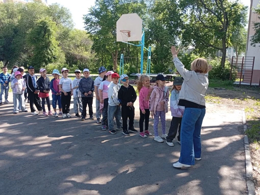 Наш педагог Касимова О.А. проводит занятия в рамках ЛДП "Планета детства" на базе МБОУ ...