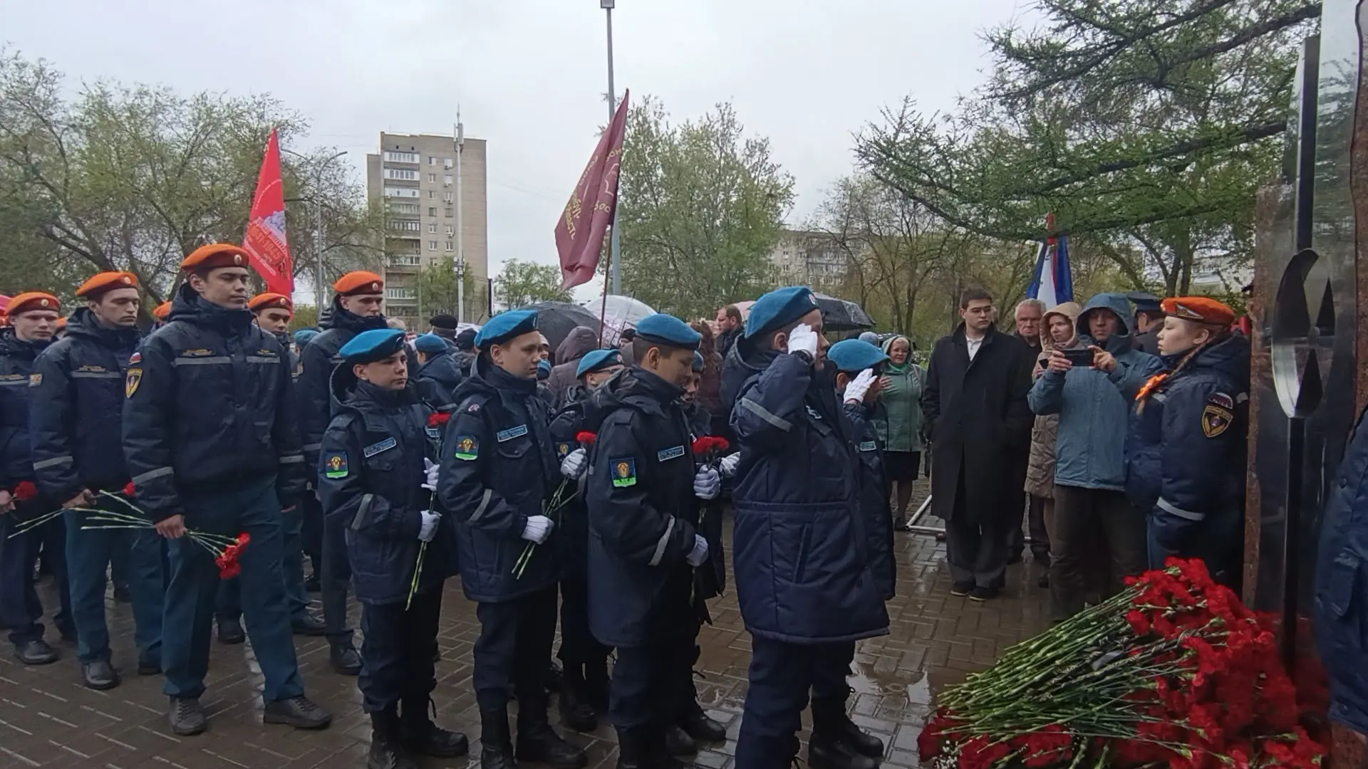 Юнармейцы нашего отряда приняли участие в торжественном митинге, посвященном 40-й годов...