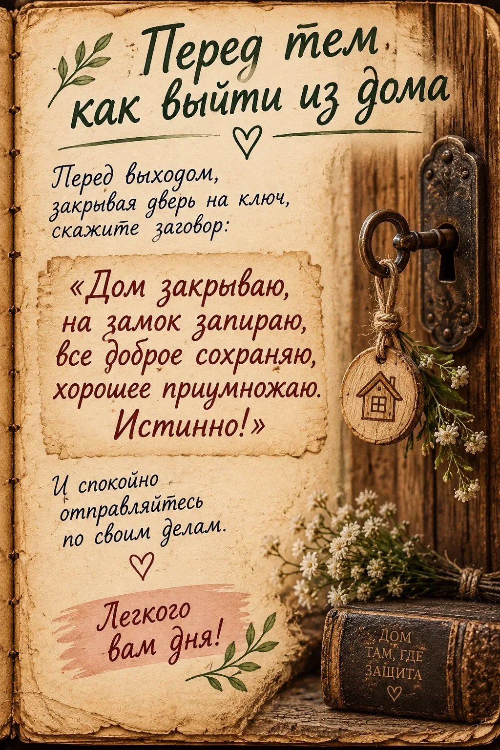 🚪 ПЕРЕД ТЕМ, КАК ВЫЙТИ ИЗ ДОМА
