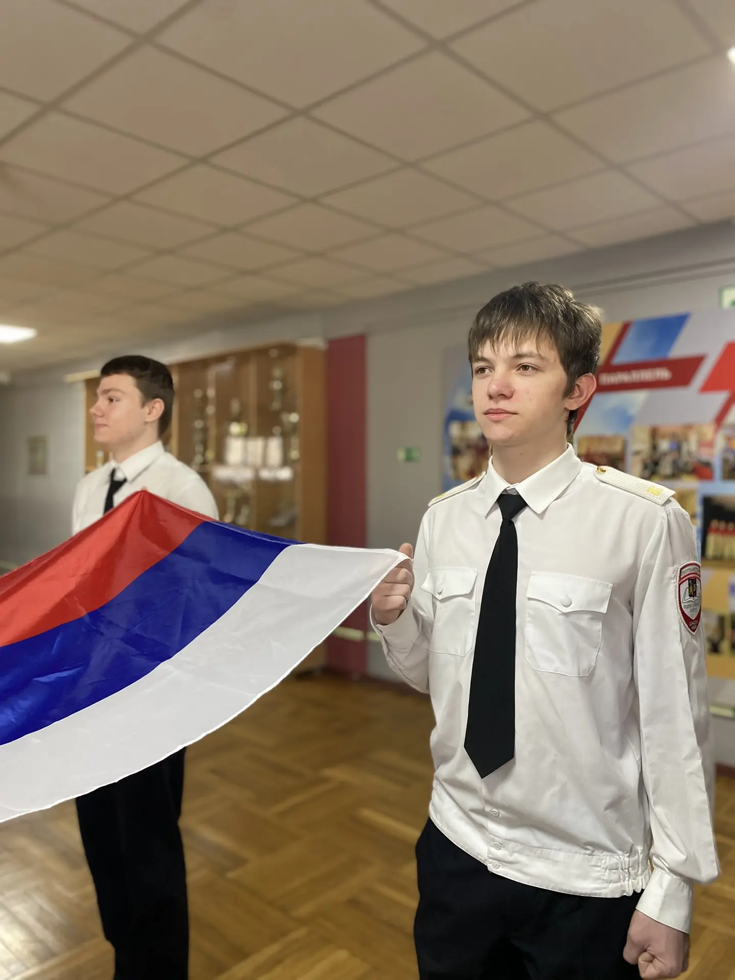 🏫Последняя учебная неделя в третьей четверти началась с поздравлений!   🏐🏃‍♀️23 марта состоялась цер