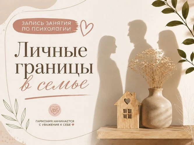 Хотите научиться бережно, но уверенно отстаивать личные границы в семье и договариватьс...