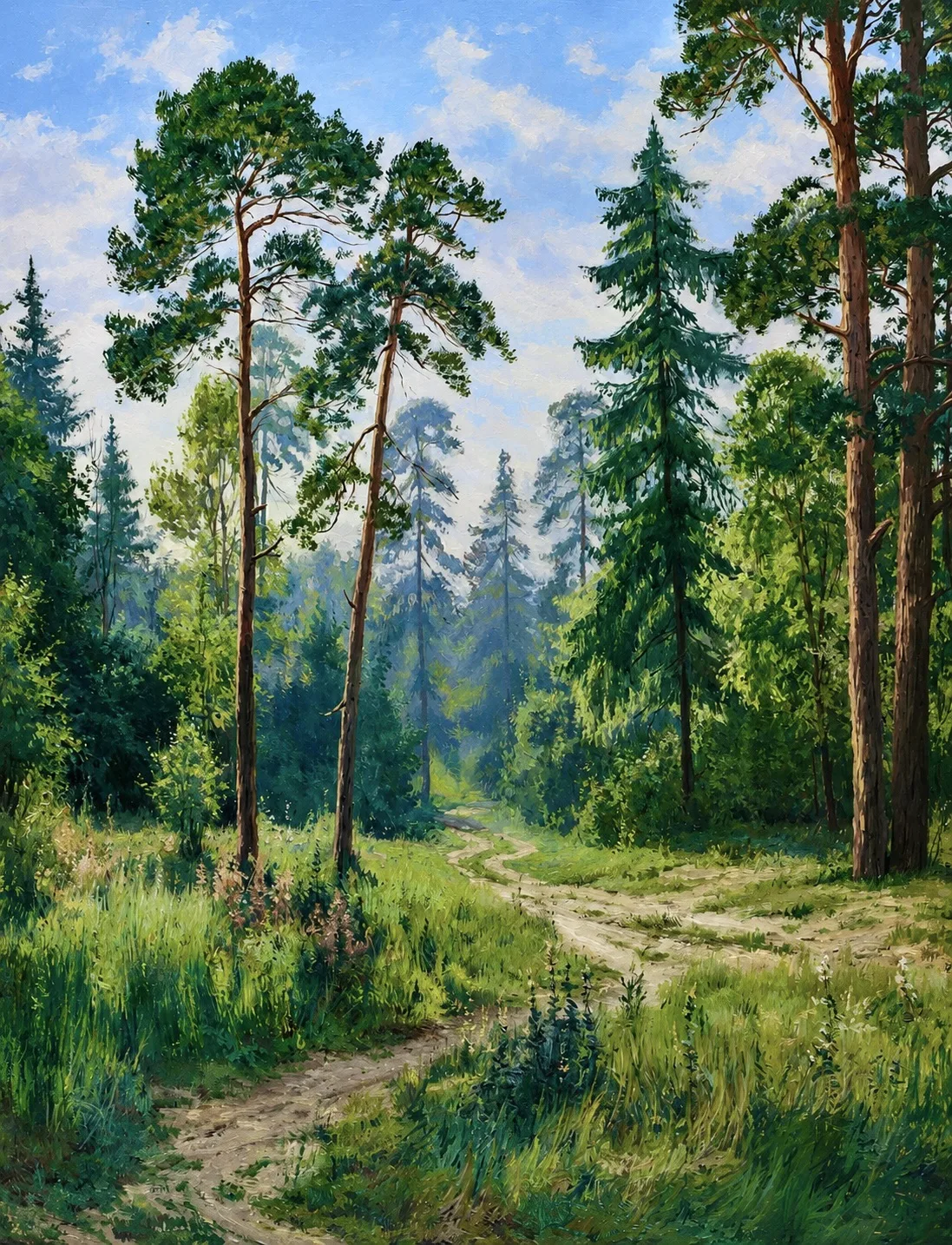 Станислав Брусилов «По лесной тропинке»

🌻Льняной Холст