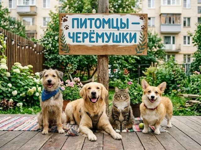 Дорогие жители района Черёмушки и все любители животных!