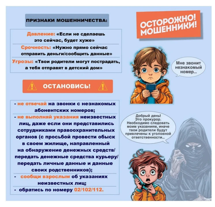Памятки о распространённых схемах мошенничества и правилах защиты от аферистов. Будьте ...