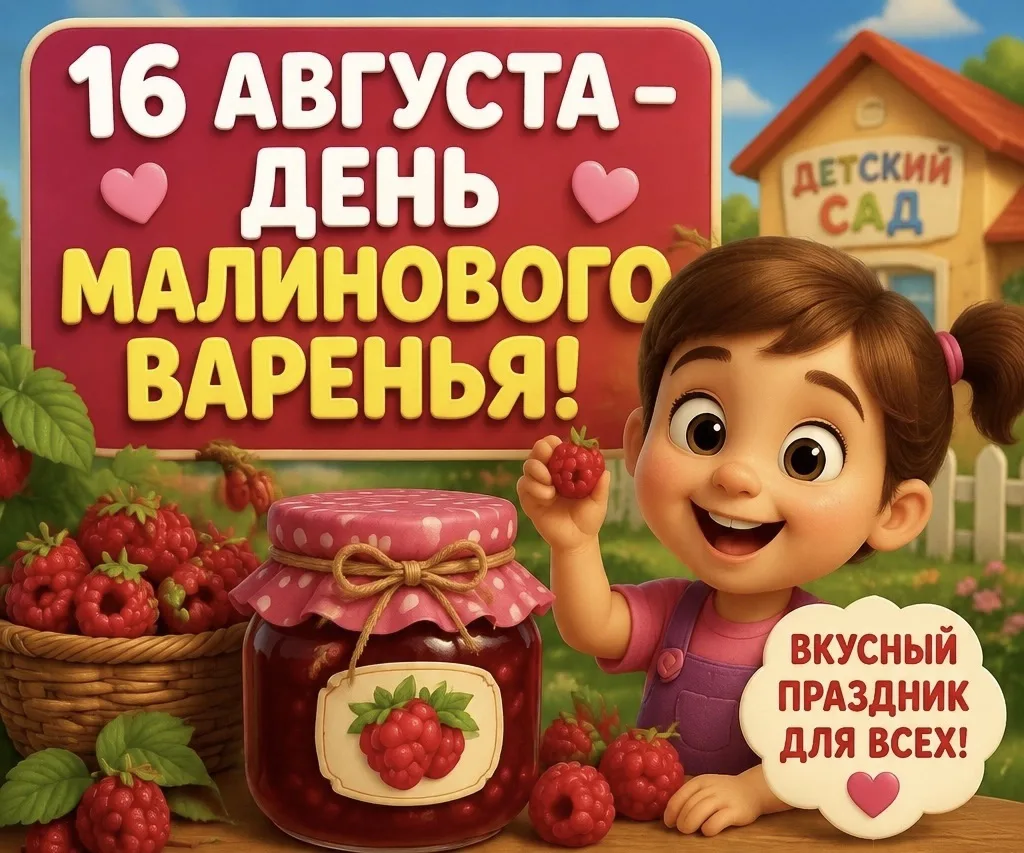 День малинового варенья отмечают 16 августа.