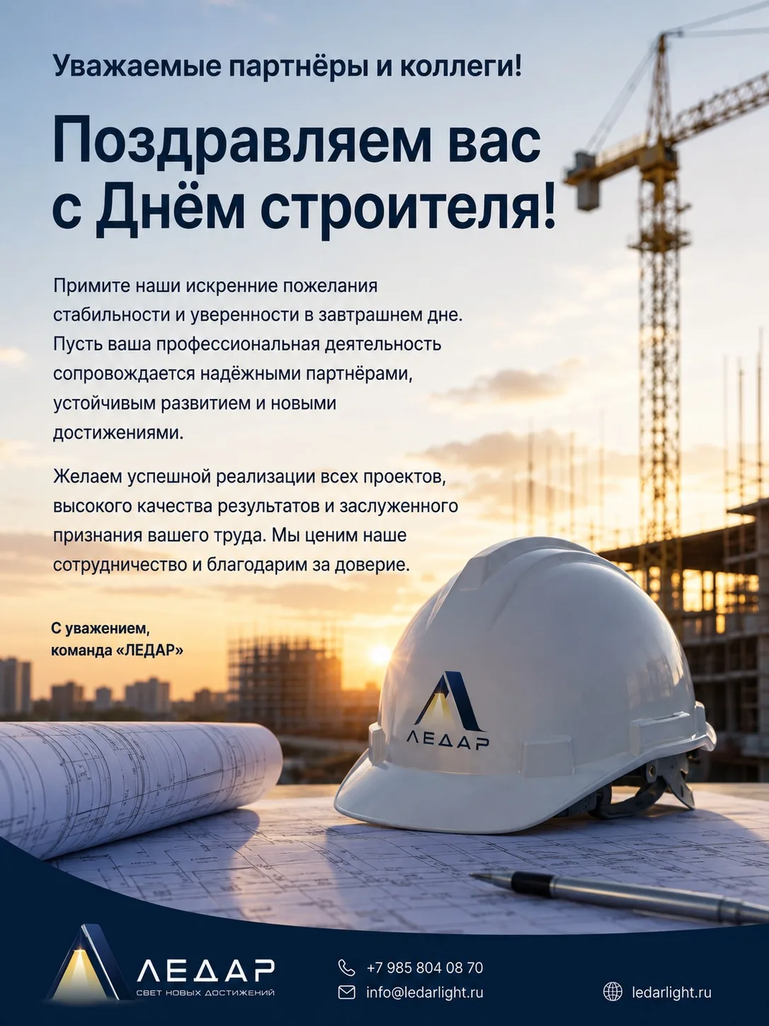 С Днём строителя! 👷🏼‍♂️🏗️