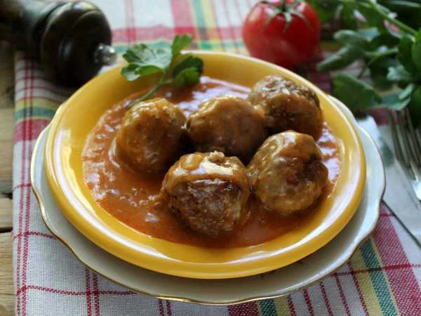 Тефтели с гречкой и фаршем😍