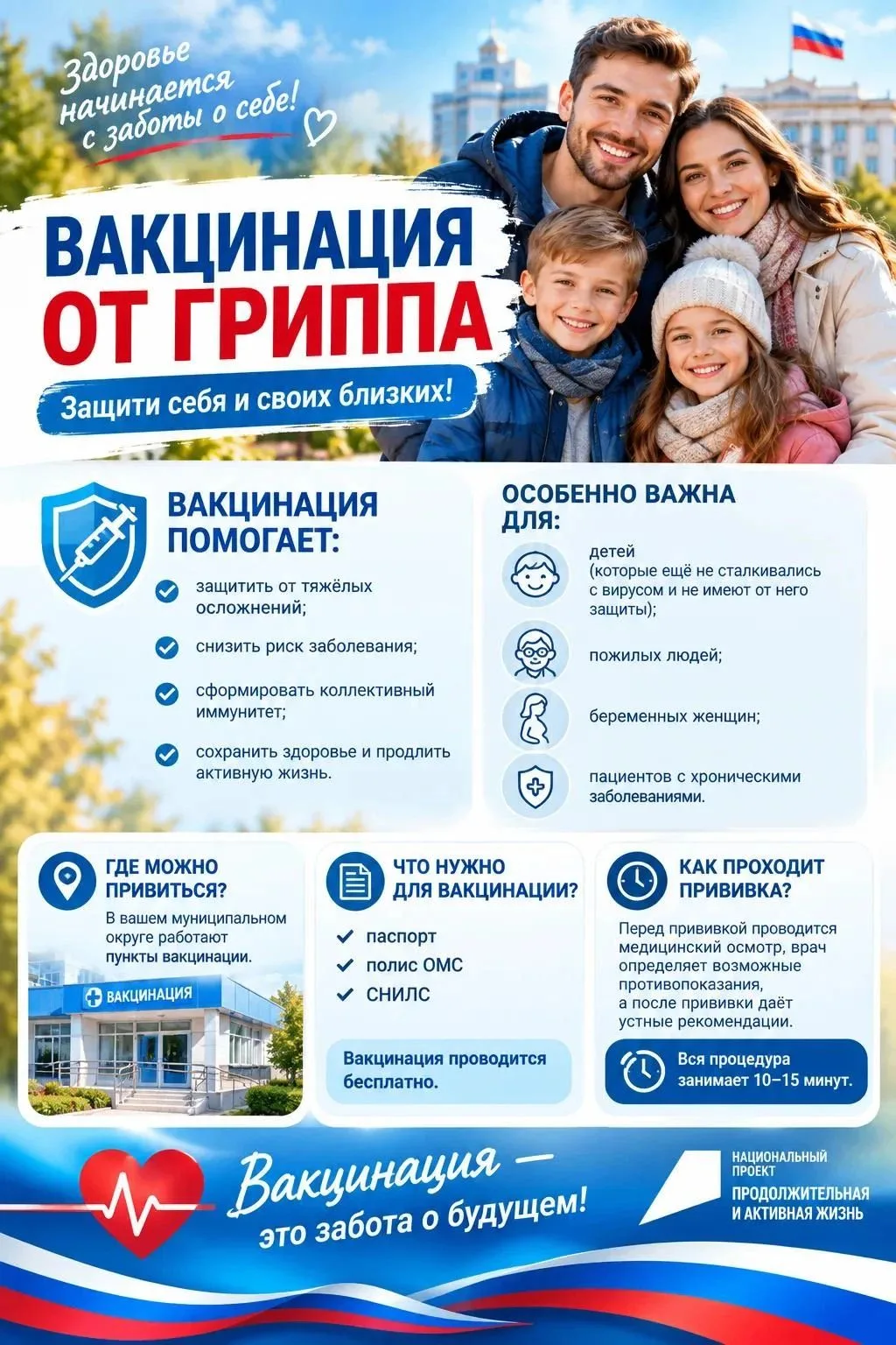 ⚡️Грипп — одно из самых распространенных и опасных вирусных заболеваний.