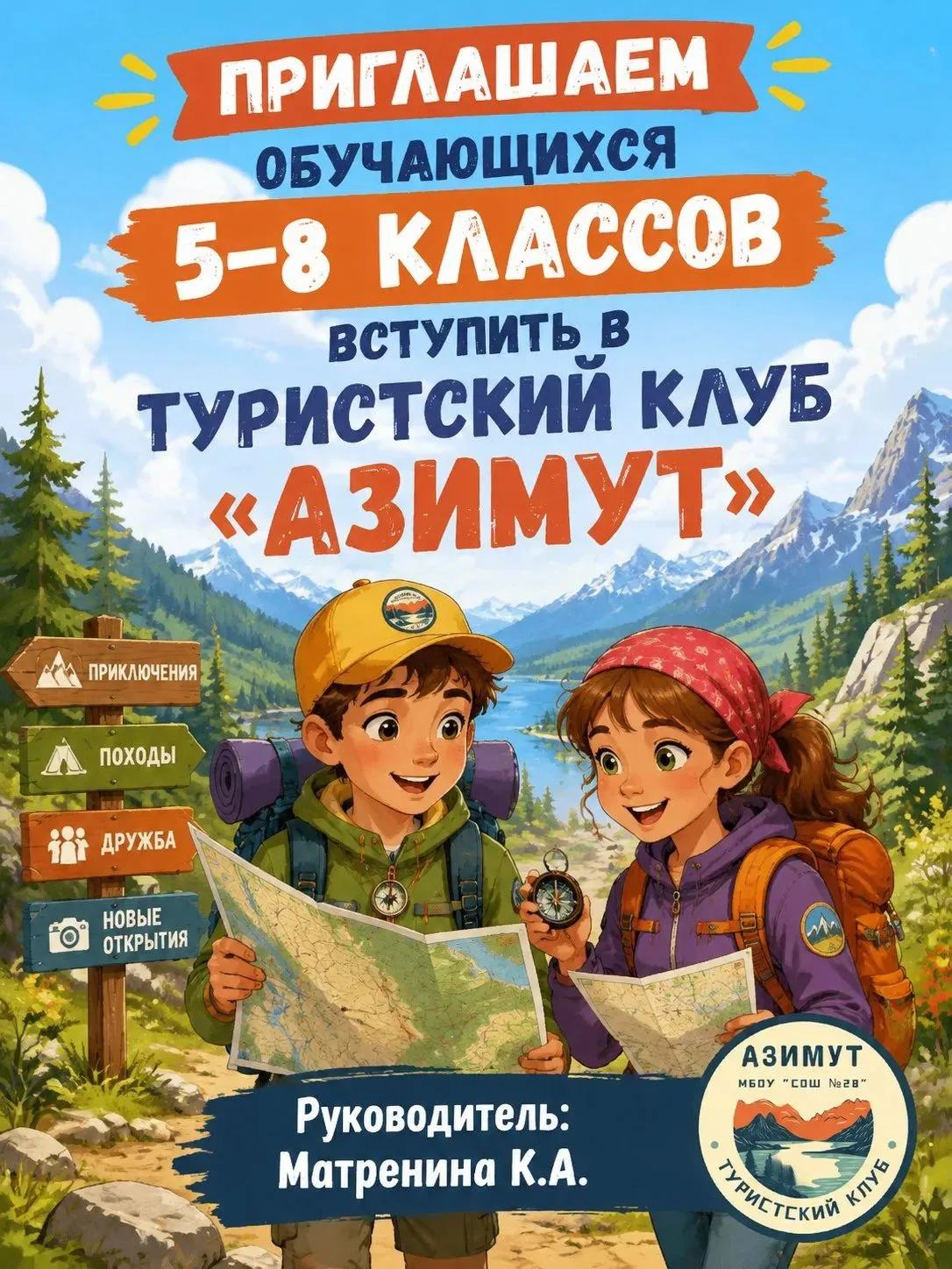 ✨ТУРИСТСКИЙ КЛУБ «АЗИМУТ»✨