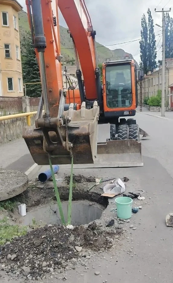 Продолжается модернизация системы водоснабжения горных сёл Алагирского района💧