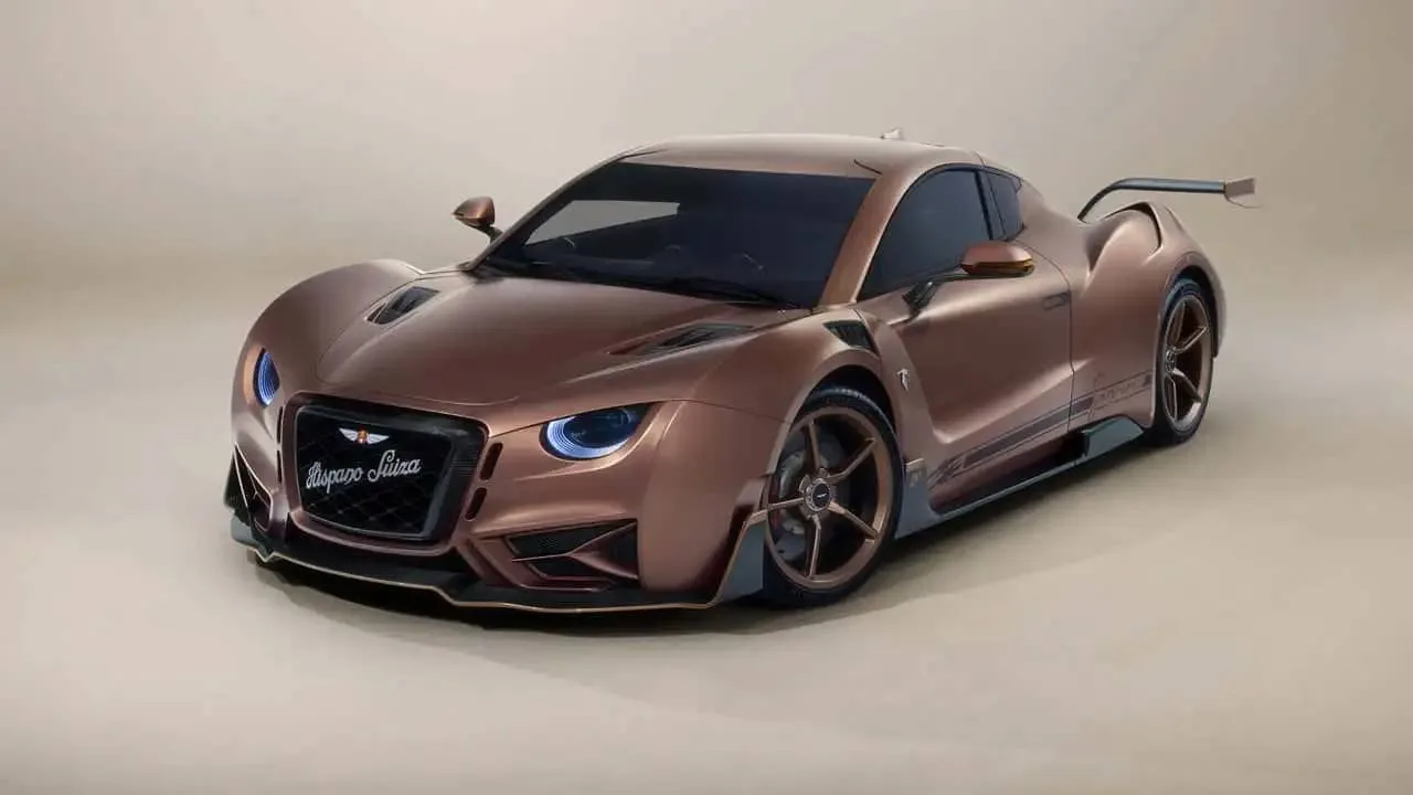 Испанцы показали 1115-сильный электрогиперкар Hispano Suiza Carmen Sagrera — до сотни он разгоняется