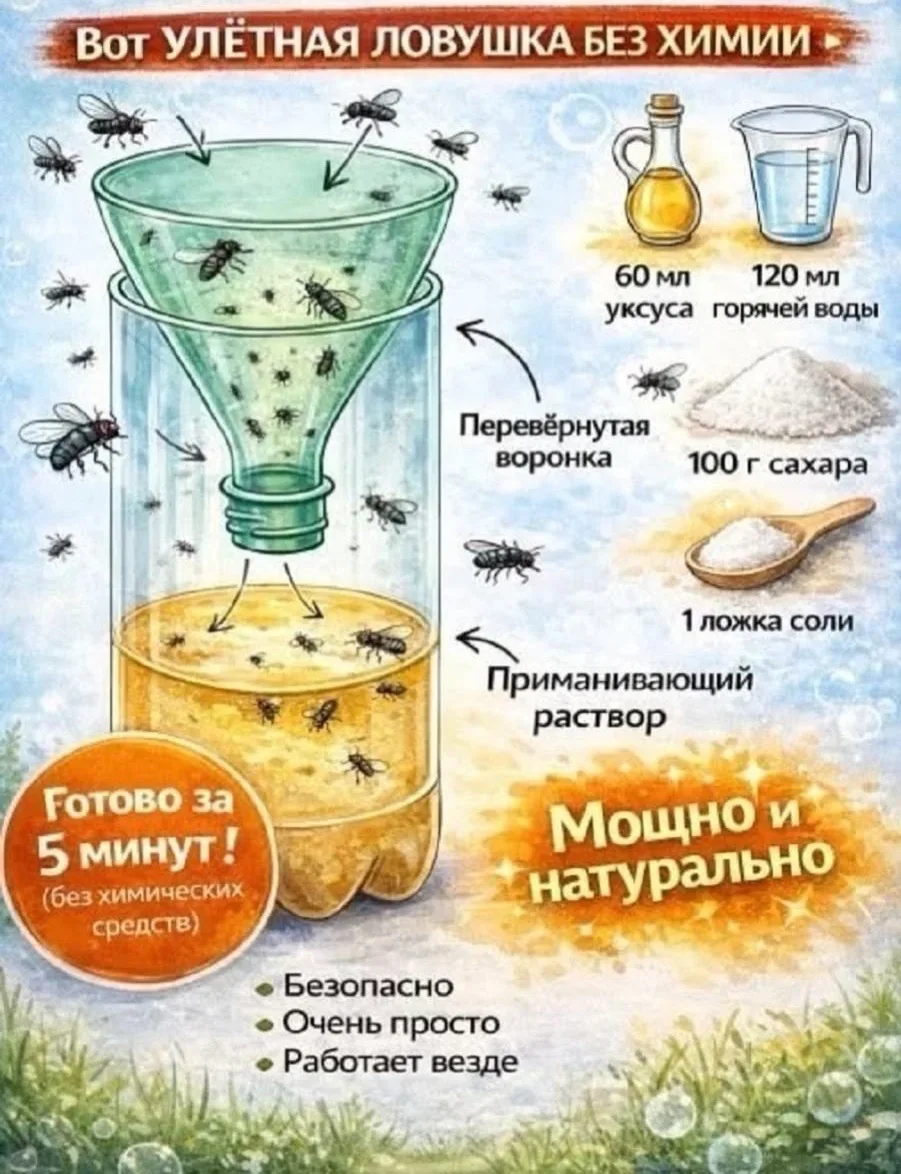 Ловушка для мух и мошкары