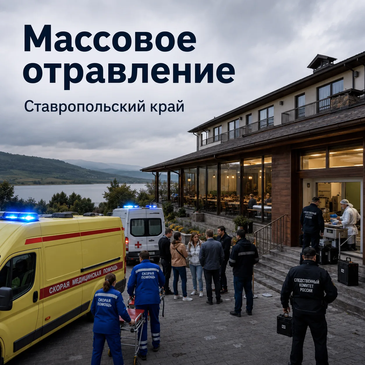 Около 80 человек отравились после отдыха в гостиничном комплексе на Ставрополье